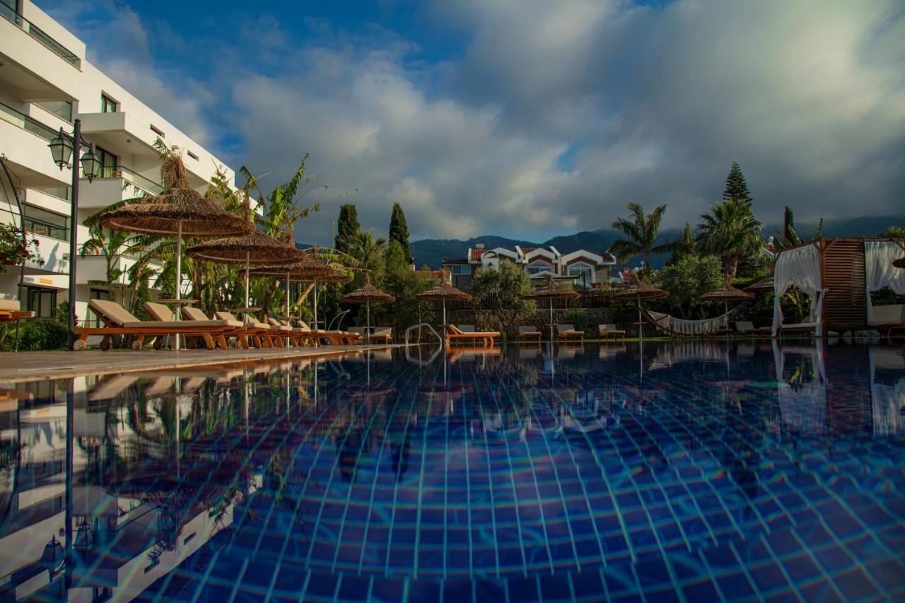 Palmonte Suites Hotel & Spa Karavas  ภายนอก รูปภาพ